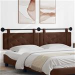 vidaXL Hangend Hoofdeinde Bruin 210 x 55 x 5 cm Nep Leer