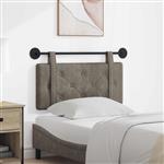 vidaXL Hangend Hoofdeinde Wandgemonteerd Grijs 80 cm Antiek PU