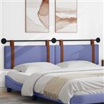vidaXL Hangend hoofdbord Jeans Blauw Antiek PU