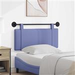 vidaXL Hangend hoofdbord Jeans Blauw Stof