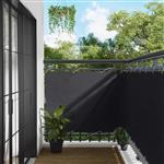 vidaXL Balkon Scherm Zwart 110 x 400 cm Oxford Stof