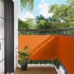 vidaXL Balkon Scherm Oranje 100 x 200 cm Oxford Stof