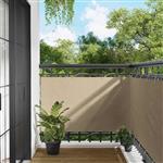 vidaXL Balkon Scherm Beige 100 x 600 cm Oxford Stof