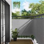 vidaXL Balkon Scherm Lichtgrijs 110 x 300 cm Oxford Stof