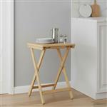 vidaXL Keuken Tafel Naturel 40 x 30 x 53,5 cm Bamboe