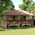 vidaXL Partytent Bruin 292 x 580 x 315 cm Oxford Stof
