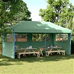 vidaXL Partytent Groen 292 x 580 x 315 cm Oxford Stof