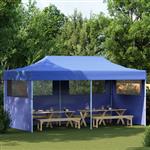 vidaXL Partytent Blauw 291 x 580 x 315 cm Oxford Stof