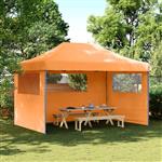 vidaXL Partytent Oranje 292 x 440 x 315 cm Oxford Stof
