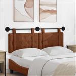 vidaXL Hangend hoofdbord Bruin Antiek PU