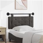 vidaXL Hangend hoofdbord Zwart Antiek PU
