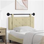 vidaXL Hangend hoofdbord Crème Kunstleer