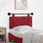 vidaXL Hangend hoofdbord Wijnrood Kunstleer