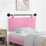 vidaXL Hangend hoofdbord Roze Stof