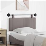 vidaXL Hangend hoofdbord Taupe Stof