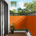 vidaXL Balkon Scherm Oranje 110 x 1000 cm Oxford Stof