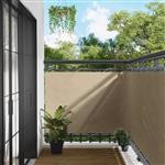 vidaXL Balkon Scherm Beige 110 x 800 cm Oxford Stof