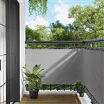 vidaXL Balkon Scherm Lichtgrijs 100 x 500 cm Oxford Stof