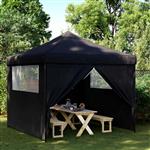 vidaXL Partytent Zwart 292 x 292 x 315 cm Oxford Stof