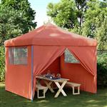 vidaXL Partytent Terracotta 292 x 292 x 315 cm Oxford Stof