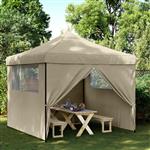 vidaXL Partytent Taupe 292 x 292 x 315 cm Oxford Stof