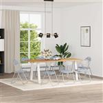 vidaXL Inklapbare stoel 8 pcs Grijs 48 x 43,5 x 81 cm Nep Leer