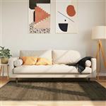 vidaXL Vloerkleedloper MARSA Bosgroen 170 x 120 cm Polyester en PVC