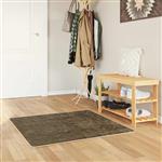 vidaXL Vloerkleedloper MARSA Bosgroen 100 x 100 cm Polyester en PVC