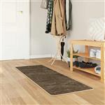 vidaXL Vloerkleedloper MARSA Bosgroen 200 x 50 cm Polyester en PVC