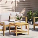 vidaXL Bijzettafel Olie naturel 60 x 60 x 45 cm Massief Acaciahout