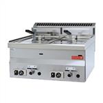 GastroM Gasfriteuse 8+8 liter 600 lijn