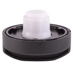 Dop Watervulopening met Cilinder Zwart