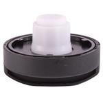 Dop Watervulopening met Cilinder Zwart