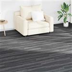 vidaXL Vloerplanken 18 pcs Zwart en Wit 2,51 m² PVC