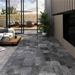 vidaXL Vloerplanken 55 pcs Grijs 5,11 m² PVC