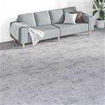 vidaXL Vloerplanken 18 pcs Grijs 5,26 m² PVC