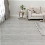 vidaXL Vloerplanken 55 pcs Lichtgrijs 5,11 m² PVC