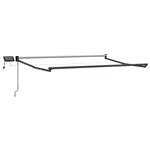 vidaXL Elektrisch uitschuifbaar zonnescherm frame Antraciet 3,5 x 2 m