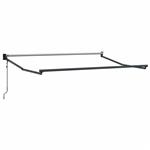vidaXL Elektrisch uitschuifbaar zonnescherm frame Antraciet 2,5 x 2 m