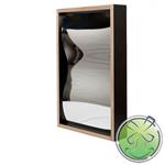 60x38cm Lachspiegel bruin/zwart Bol Lengte (KJH45)