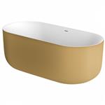 Vrijstaand Bad Xenz Mauro 180x84x64 cm Solid Surface Goud