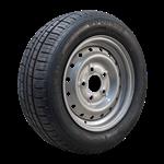 Goodride Luchtband + wiel 195/50 R13C ST290 M+S + 6Jx13H2 ET30 67/112/5 104/101 N staal grijs