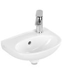 Villeroy & Boch O.Novo Fontein 36X27.5X14.5 Cm Met Overloop Kraangat Rechts White Alpine