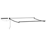 vidaXL Elektrisch uitschuifbaar zonnescherm frame Antraciet 3 x 2,5 m