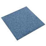 vidaXL Tapijt 20 pcs Blauw 50 x 50 cm 100% Polypropyleen