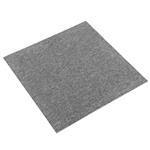 vidaXL Tapijt 20 pcs Grijs 50 x 50 cm 100% Polypropyleen