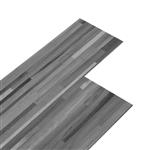 vidaXL Zelfklevende Vloerplank 32 pcs Gestreept Grijs 4,46 m² PVC