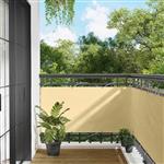 vidaXL Balkon Scherm PU gecoat oxford alu