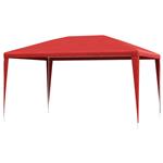 vidaXL Partytent Rood 400 x 300 x 255 cm PE en staal