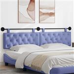 vidaXL Hangend Hoofdeinde Jeans Blauw 210 x 55 x 7 cm Stof